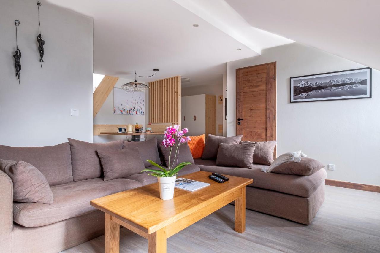 L'Appart 52, Magnifique Duplex En Plein Coeur De Chamonix-Mont-Blanc Eksteriør billede